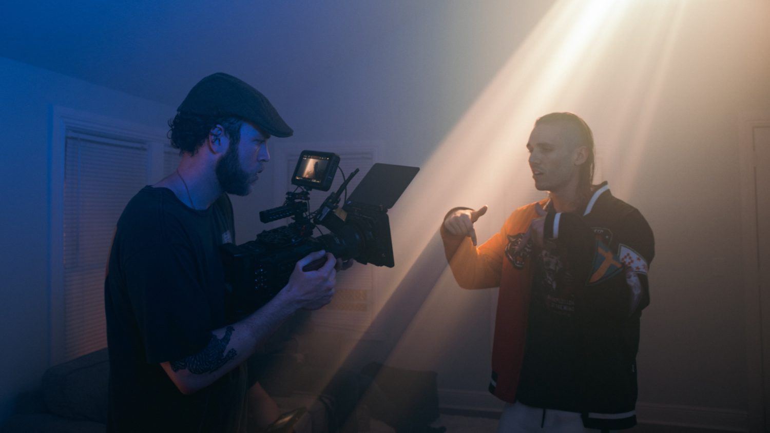 Music video shoot